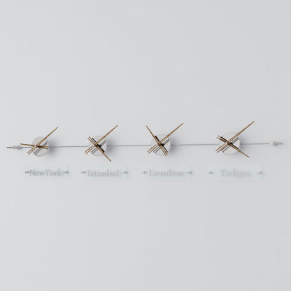 analog wall clock world clock 