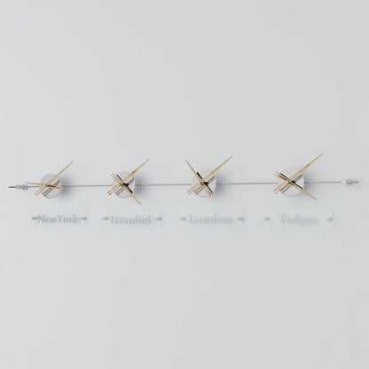 analog wall clock world clock 