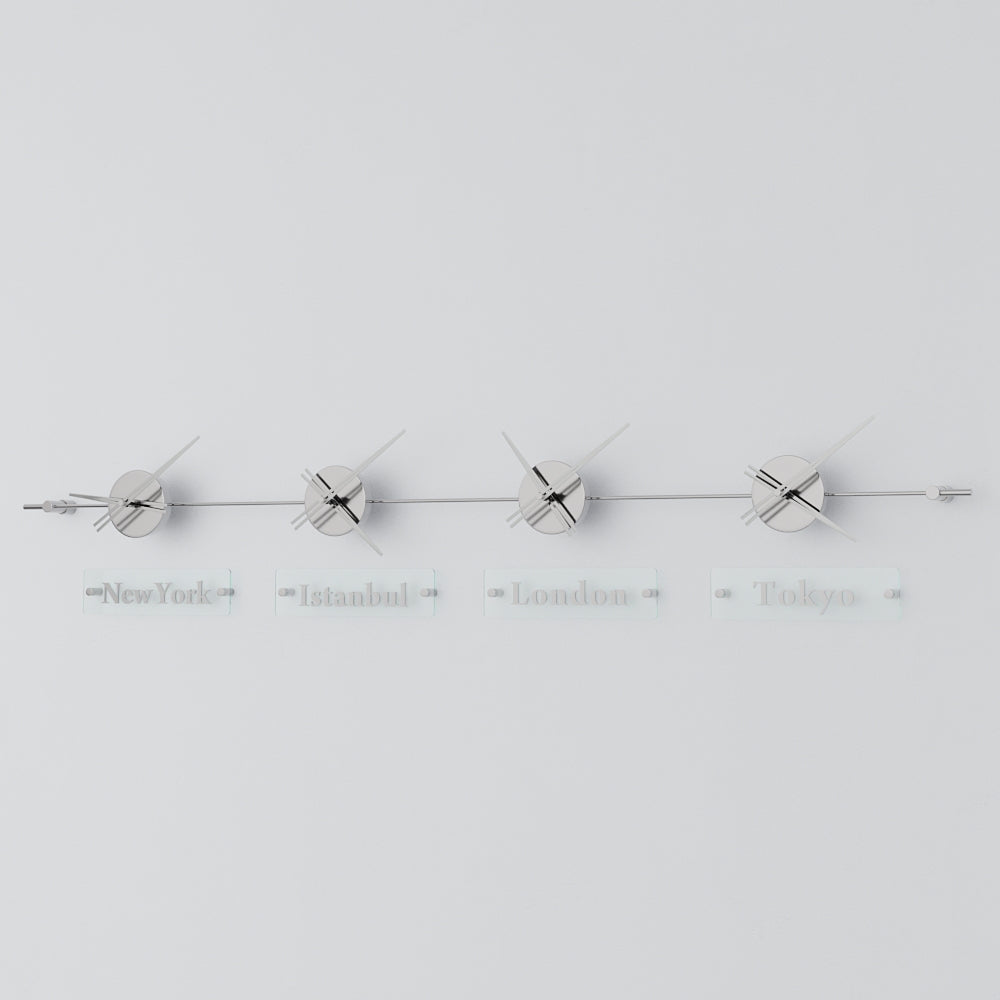 analog wall clock world clock 