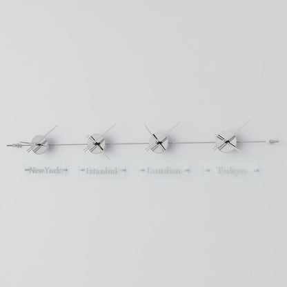 analog wall clock world clock 