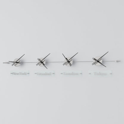 analog wall clock world clock 