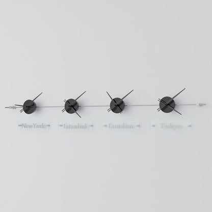 analog wall clock world clock 