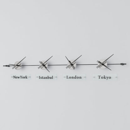 analog wall clock world clock 