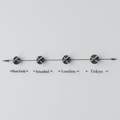 analog wall clock world clock 