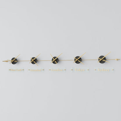 analog wall clock world clock 
