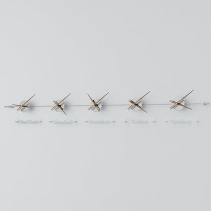 analog wall clock world clock 