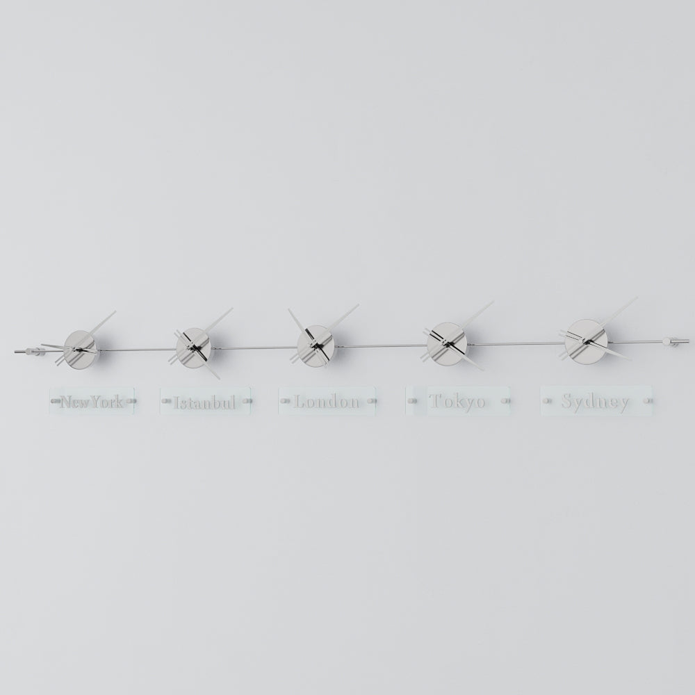 analog wall clock world clock 