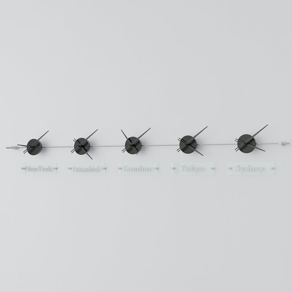 analog wall clock world clock order