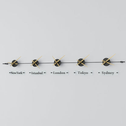 analog wall clock world clock 