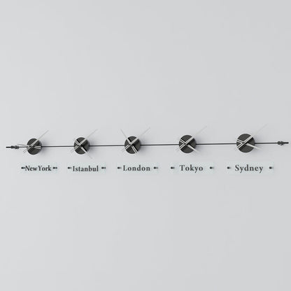 analog wall clock world clock 