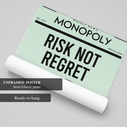 Risk Not Regret