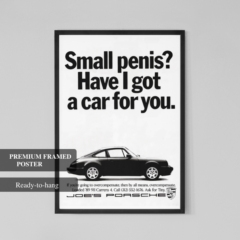 Porsche 911 Vintage Advertising '89