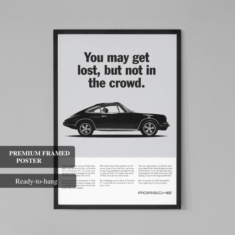 Porsche 911 Vintage Advertising