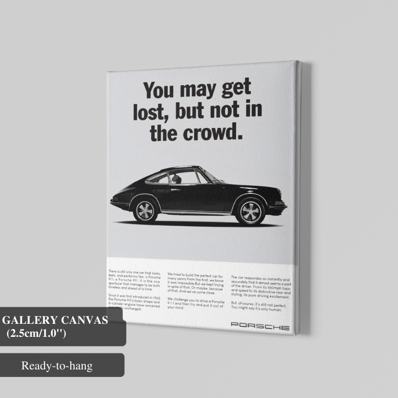 Porsche 911 Vintage Advertising