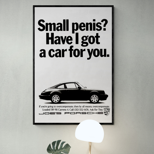 Porsche 911 Vintage Advertising '89