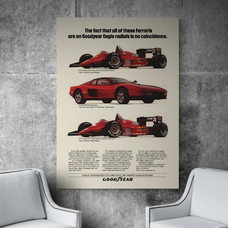 Ferrari Good Year Advertisement